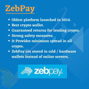 Zebpay features