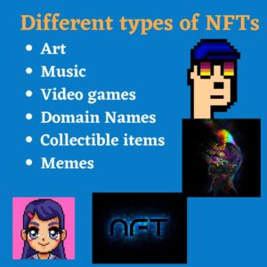 Different types of NFTs are