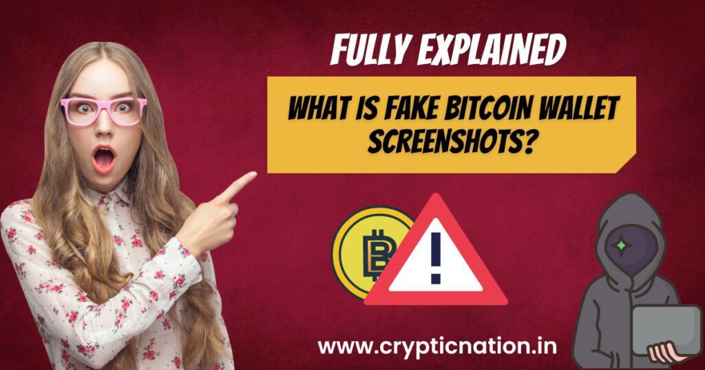 Fake Bitcoin Wallet Screenshots